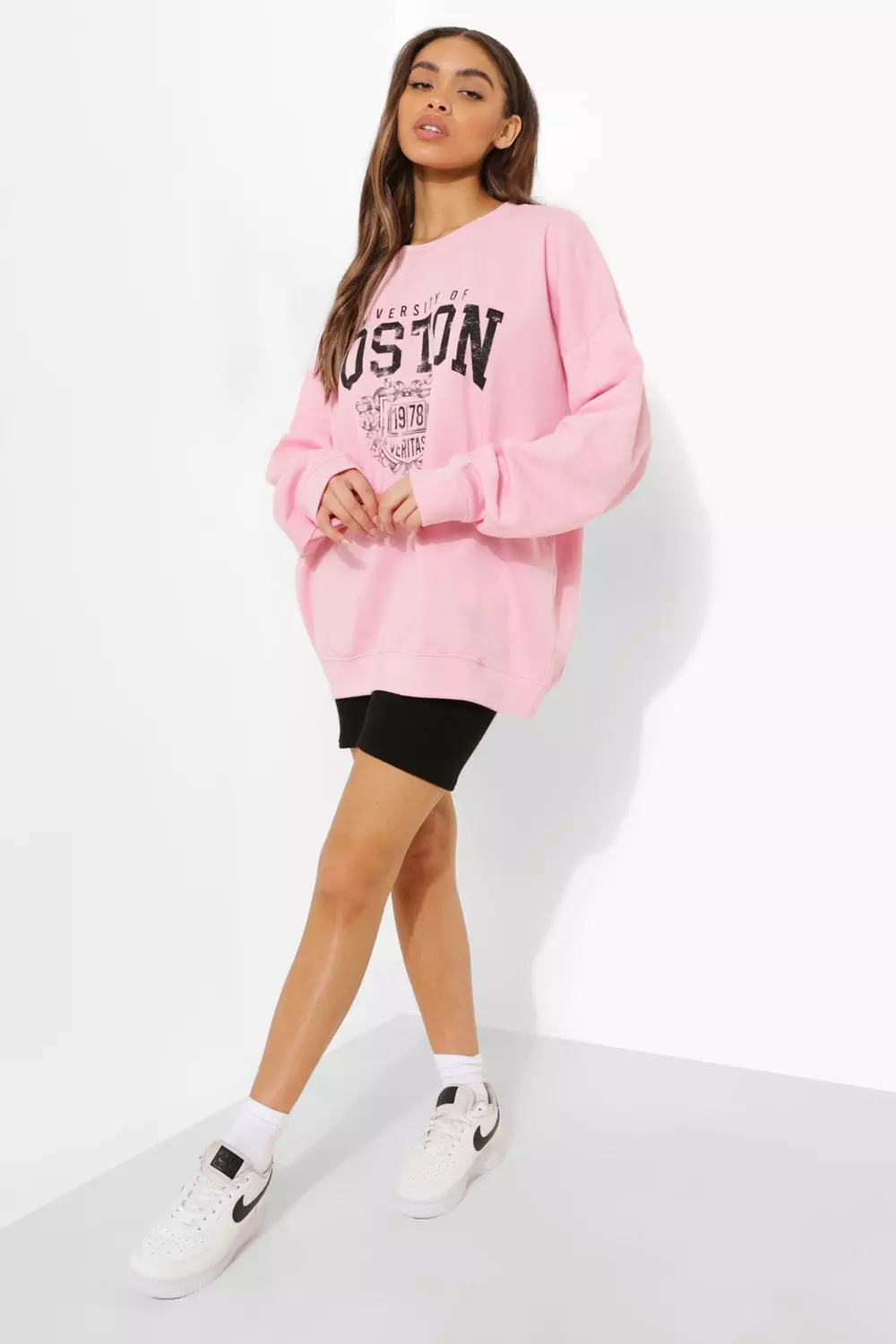 herlipto　Cherish Oversized Sweatshirt Herlipto Cherish Oversized Sweatshirt